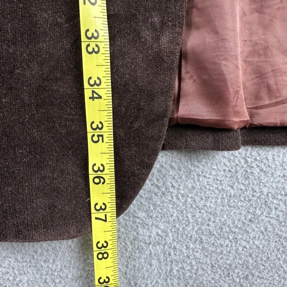 Creme De Silk Blazer Mens 3X Brown Velvet Cotton Sport Coat Two Button Formal‎